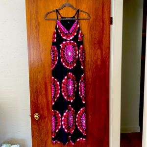 Womens floral print maxi dress